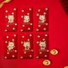  6 Pieces Chinese New Year Red Envelopes 2024 Red Packet Hong Bao for Birthday, Style C view 4
