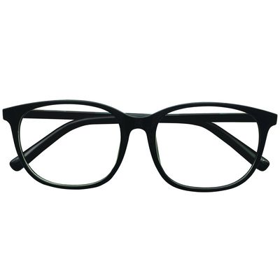 DUHKP Black Oversized Distance Glasses For Men Women Retro Eyeglasses They are not reading glasses