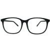 DUHKP Black Oversized Distance Glasses For Men Women Retro Eyeglasses They are not reading glasses view 3
