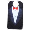 HOMSFOU Elderly Oil Bib for Seniors Adult Eating Bib Snap Closure Design for Clothing Protector for Mealtime Use view 1