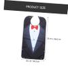 HOMSFOU Elderly Oil Bib for Seniors Adult Eating Bib Snap Closure Design for Clothing Protector for Mealtime Use view 3