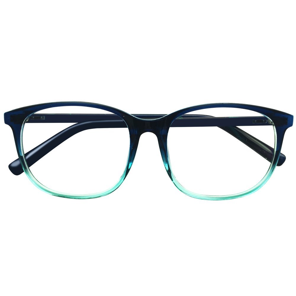 DUHKP Green Oversized Distance Glasses For Men Women Retro Eyeglasses They are not reading glasses