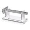 Linkidea Acrylic Men's Razor Stand Holder, Stable Storage Bracket Bathroom Countertop Organizer, Easy Clean, Compatible with Viking Blade Chief, MK-23C, Shaving Revolution (Clear) view 1