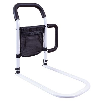 TOONZ Bed Rails for Elderly Adults, Safety Bed Assist Rails with Double Grab Bars, Assist Handrail Bar for Fall Prevention, Suitable for Pregnant Women Seniors Handicap