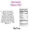 Jordan's Skinny Syrups Mermaid | Sugar-Free, Low-Calorie | Flavour Enhancer for Drinks | 750 ml | Ideal for Coffee, Cocktails, & Desserts view 2