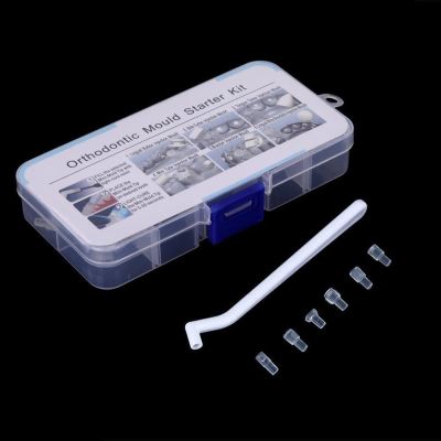 Bceer Mini Orthodontic Accessories Mold Orthodontic Mould Injection Mould Starter Kit Tubes Lingual Retainer Button Set