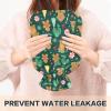 Hot Water Bottle with Cute Cover, 2L Durable Hot Water Bag for Tummy Cramps Neck and Shoulder Waist Pain Relief, Hot and Cold Therapy, Christmas Gingerbread Cookies Candies view 4