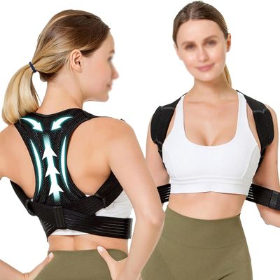 Posture Corrector For Men Women Upper Back Brace Spinal Support Adjustable Straightener Belt Upright Support Trainer Lumbar Spine Corrector Strap Improve Posture (Size : Xl)
