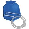 Rubber Enema Bag Kit for Colon Cleansing  4 Quart Open Top, Blue, with Platinum-Cured Silicone Hose, Reusable Home Detox System view 3