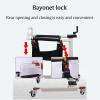 Patient Lift Transfer Chair, sit to Stand Lift, Lift Wheelchair for Home,Portable Car Lift Transport Chair,Shower Chair with Wheels Portable Toilets Seat Transfer Aid for Elderly view 3