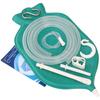 Rubber Enema Bag Kit 2 Quarts Open Top  (Green) Reusable Enema Bag with Platinum Cured Silicone Hose & Colon Tips for Colon Cleansing, Detox, Constipation Relief & Personal Hygiene view 3
