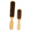 Angoily 2pcs Men Beard Grooming Brush Bristle Beard Brush for Shaving Cleaning Broken Hair Barber Shop Use view 1