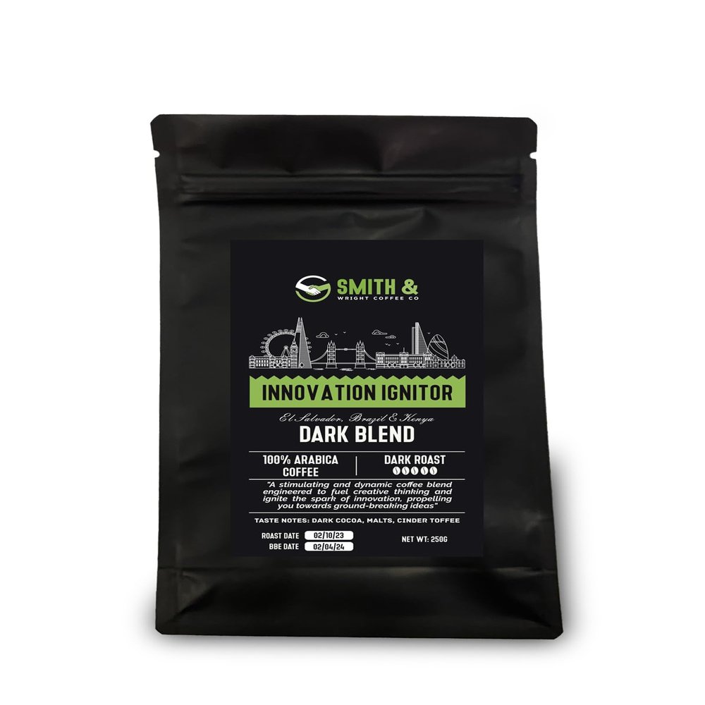 Smith & Wright Coffee Co Innovation Igniter Dark Blend Roasted coffee, 100% arabica (250 g, WHOLEBEAN)
