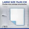 100 x Incontinence Bed Pads | Bed Protectors For Incontinence | Large Size 75x90cm | Maternity Bed Pads | Bed Mats Disposable | Incontinence Bed Sheets | view 3