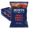 Burts Spicy Sweet Chilli Hand Cooked Burts Crisps - 20 x 40 g Multipack Box - Vegan and Vegetarian Friendly, Gluten Free, Hydrogenated Fat Free, Non-GMO - Spicy Sweet Chilli Burts Potato Chips view 1