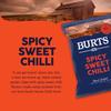 Burts Spicy Sweet Chilli Hand Cooked Burts Crisps - 20 x 40 g Multipack Box - Vegan and Vegetarian Friendly, Gluten Free, Hydrogenated Fat Free, Non-GMO - Spicy Sweet Chilli Burts Potato Chips view 3