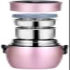 ARTSZY Rose Gold Insulated Lunch Box - Modern Soup Cup Stainless Steel Insulated Lunch Box view 2