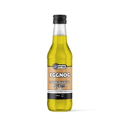 Eggnog Flavour milkshake syrup 250ml JB Syrups