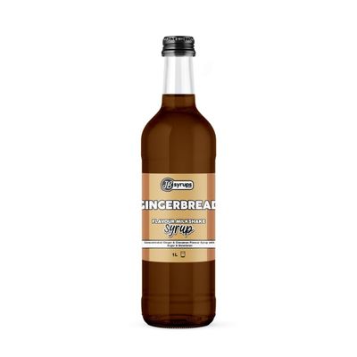 Gingerbread & Cinnamon Flavour milkshake syrup 1L JB Syrups