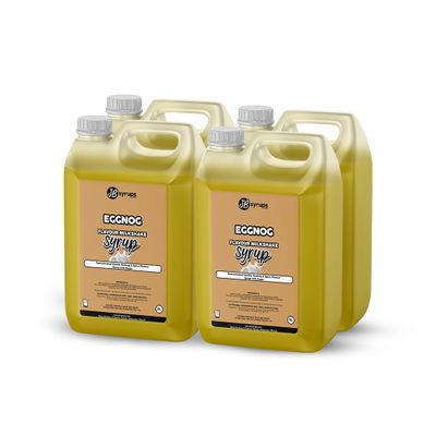 Eggnog Flavour milkshake syrup 4 x 5L JB Syrups
