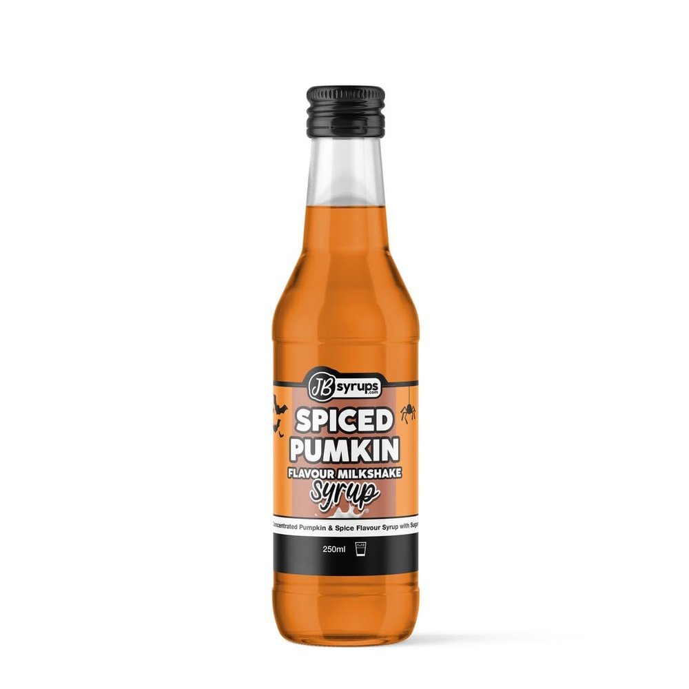 Spiced Pumpkin Flavour milkshake syrup 250ml JB Syrups