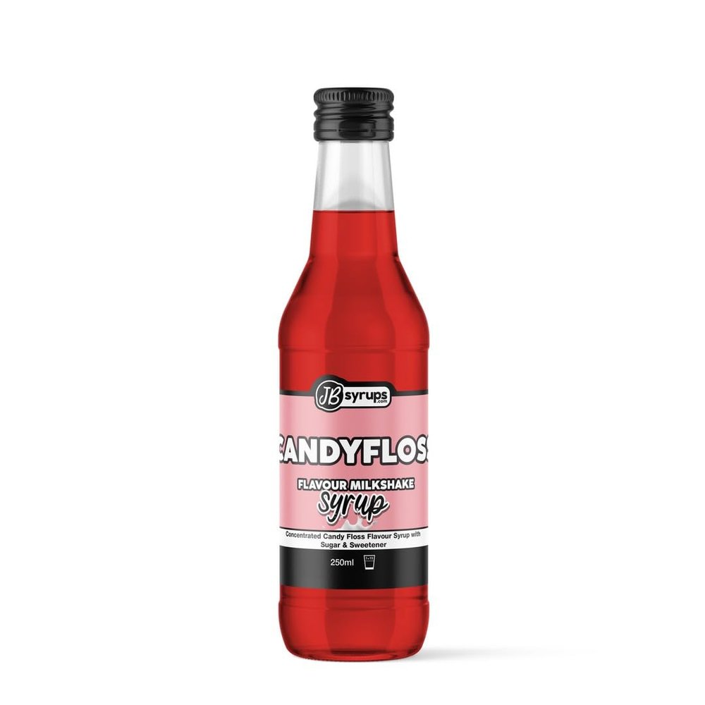 Candyfloss Flavour milkshake syrup 250ml JB Syrups