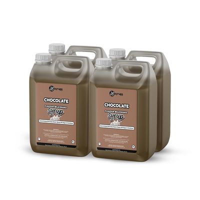 Chocolate Flavour milkshake syrup 4 x 5L JB Syrups