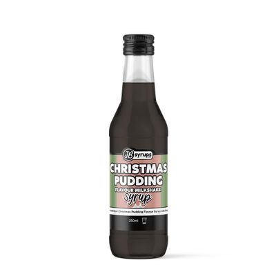 Christmas Pudding Flavour milkshake syrup 250ml JB Syrups