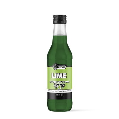 Lime Flavour milkshake syrup 250ml JB Syrups