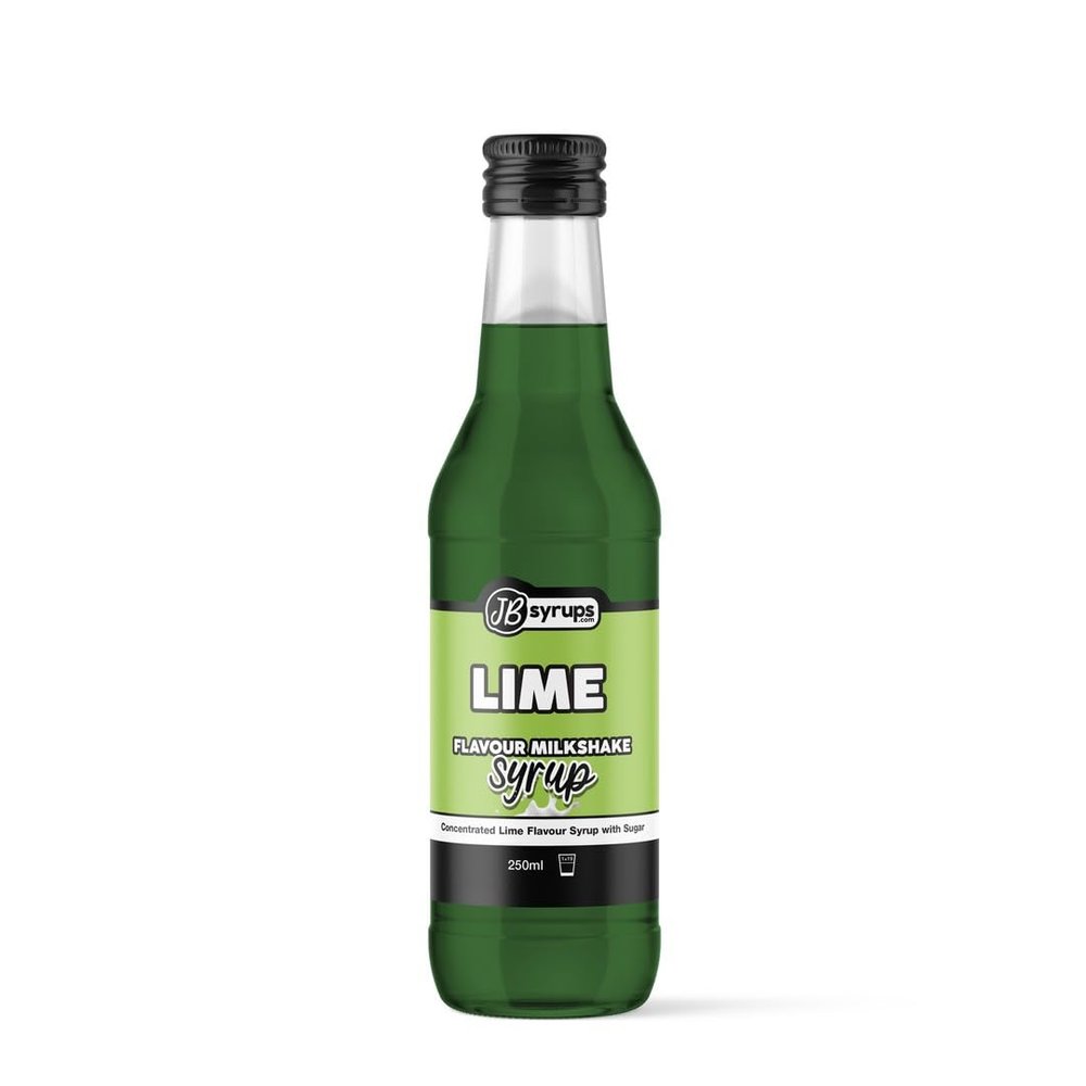 Lime Flavour milkshake syrup 250ml JB Syrups