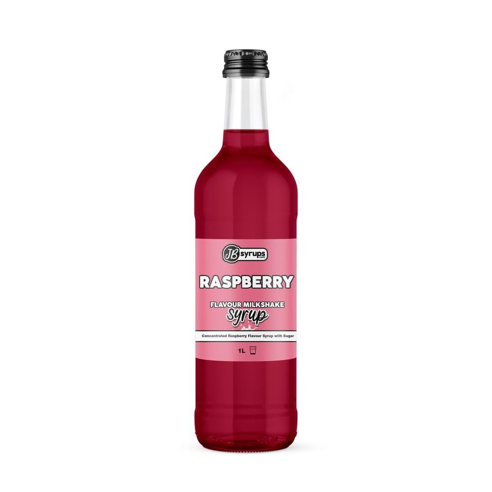 Raspberry Flavour milkshake syrup 1L JB Syrups