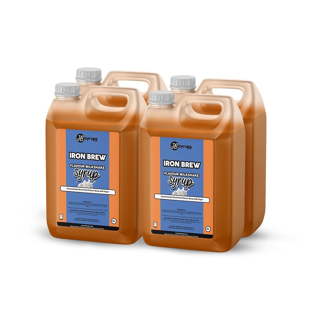 Iron Brew Flavour milkshake syrup 4 x 5L JB Syrups
