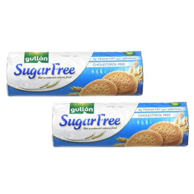 GULLON Sugar Free Wafers Biscuits and Cookies (Sugar Free Maria Biscuits 200g, 2 Pack)