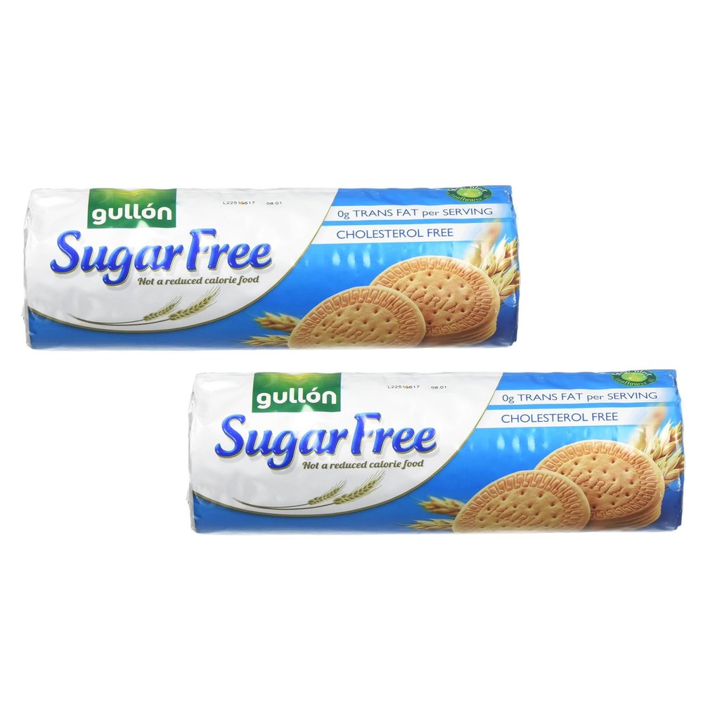 GULLON Sugar Free Wafers Biscuits and Cookies (Sugar Free Maria Biscuits 200g, 2 Pack)