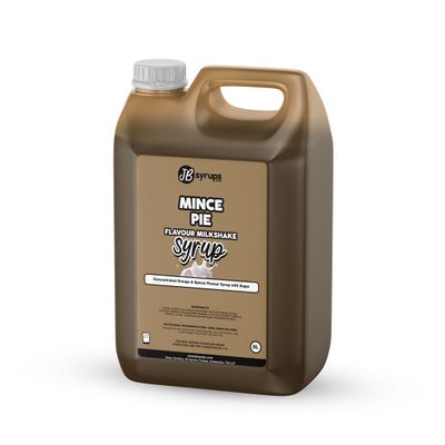 Mince Pie Flavour milkshake syrup 5L JB Syrups