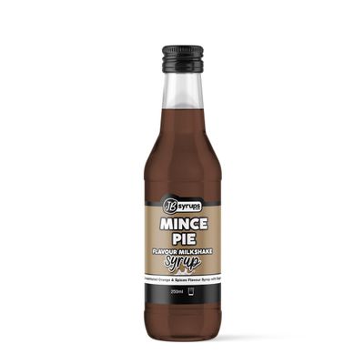Mince Pie Flavour milkshake syrup 250ml JB Syrups