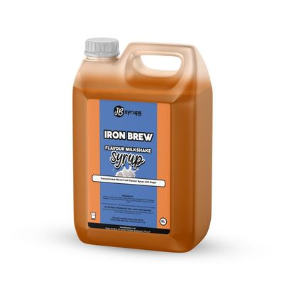 Iron Brew Flavour milkshake syrup 5L JB Syrups