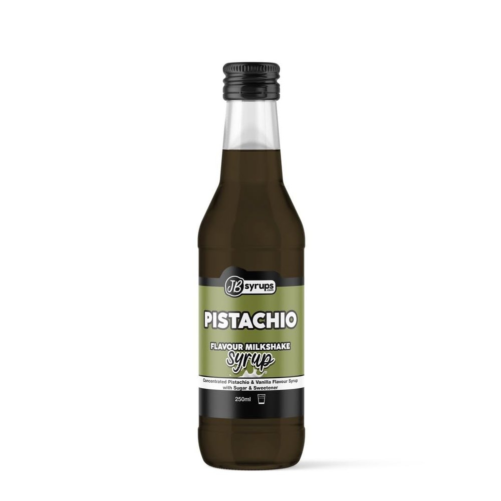 Pistachio Flavour milkshake syrup 250ml JB Syrups
