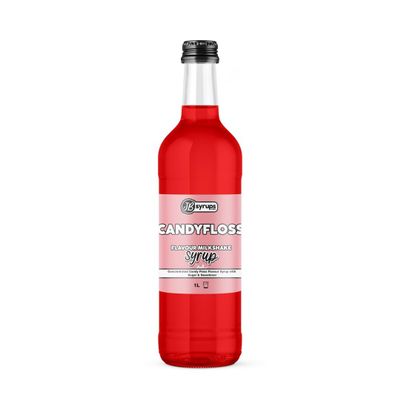 Candyfloss Flavour milkshake syrup 1L JB Syrups