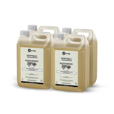 Vanilla Flavour milkshake syrup 4 x 5L JB Syrups
