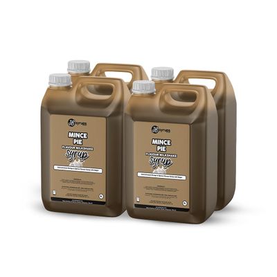 Mince Pie Flavour milkshake syrup 4 x 5L JB Syrups