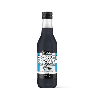 Coconut & Chocolate Flavour milkshake syrup 250ml JB Syrups