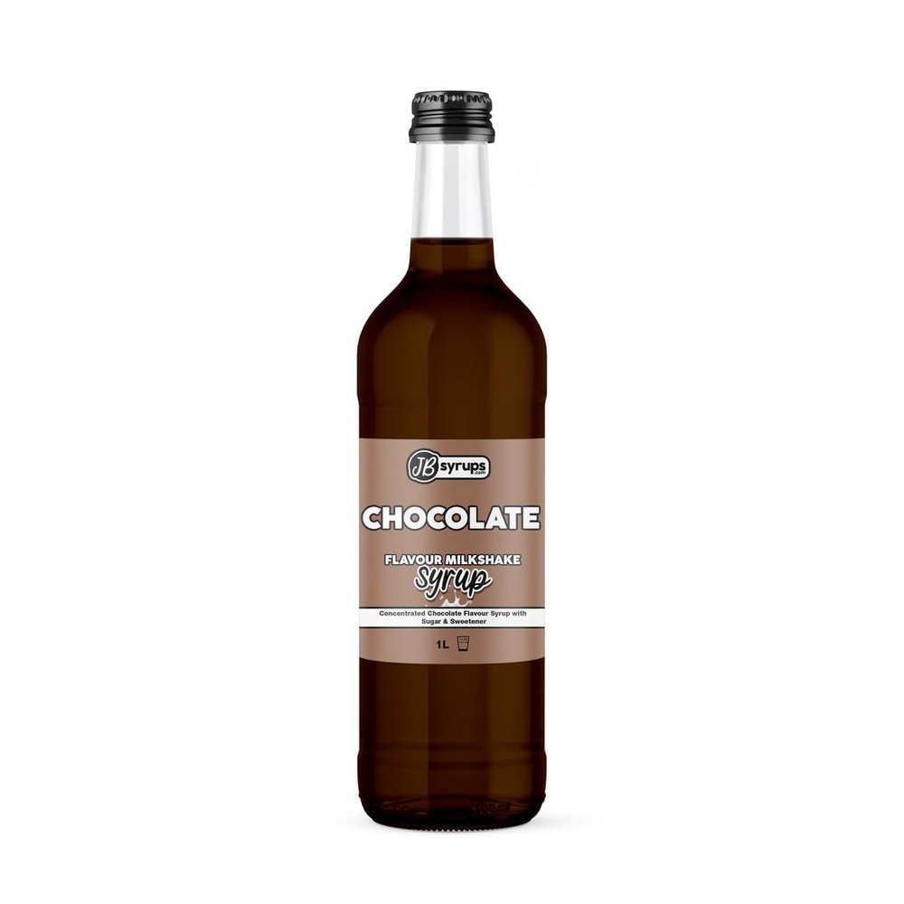 Chocolate Flavour milkshake syrup 1L JB Syrups