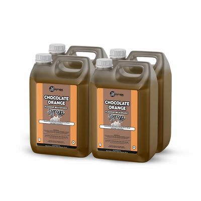 Chocolate Orange Flavour milkshake syrup 4 x 5L JB Syrups