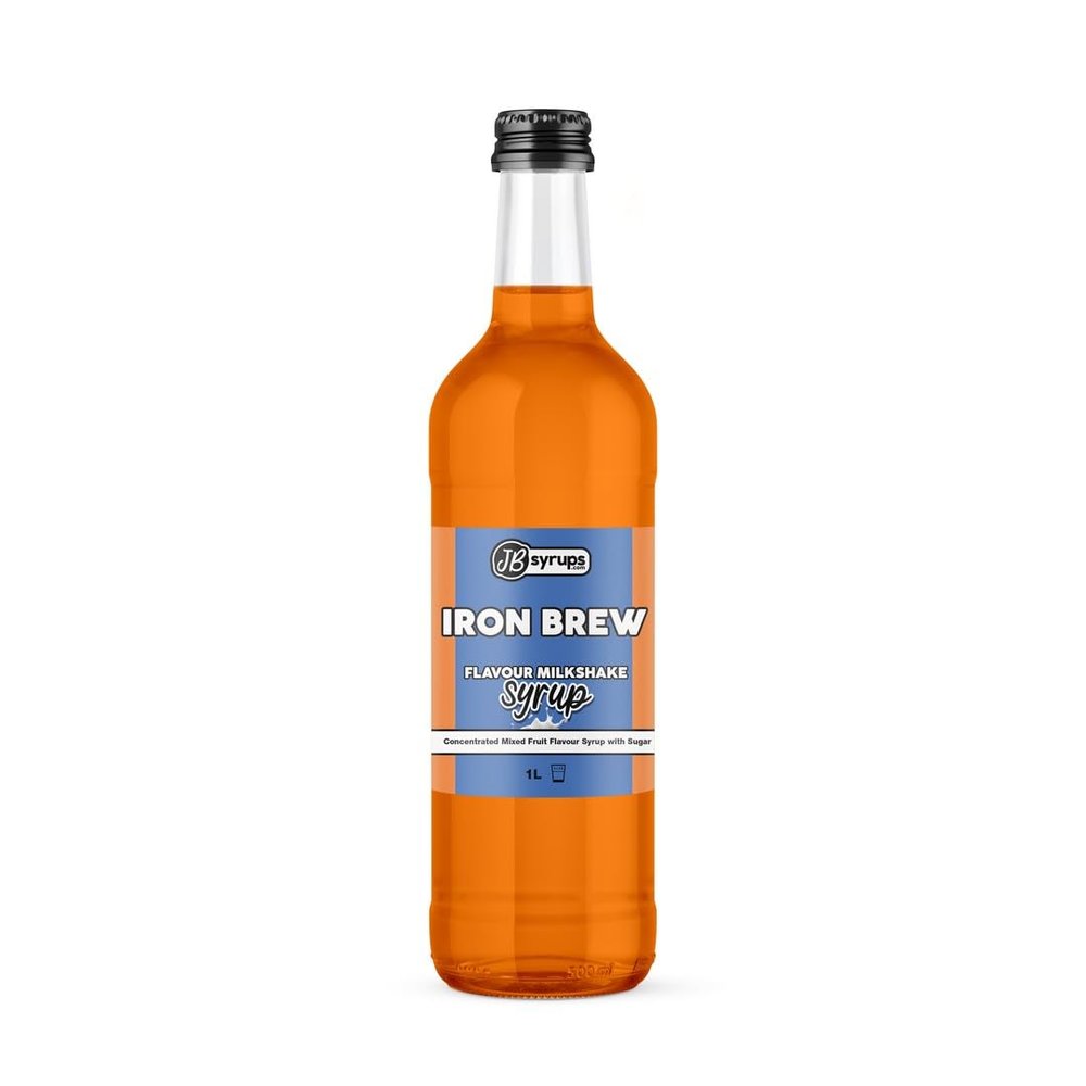 Iron Brew Flavour milkshake syrup 1L JB Syrups