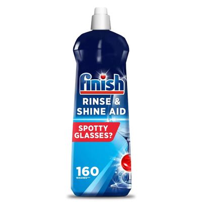 Finish Powerball Dishwasher Rinse Aid, For Drier Glasses and Spot Prevention, 800 ml, 160 Washes