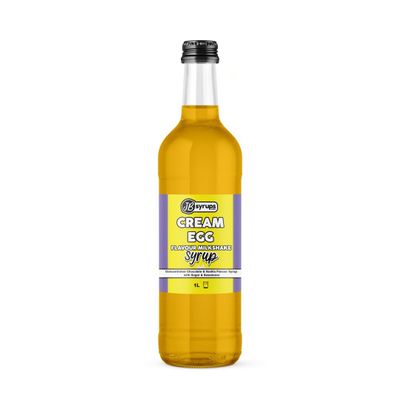 Cream Egg Flavour milkshake syrup 1L JB Syrups