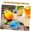 MAGICLULU Small Cocktail Glass Bottles with Leak-proof Seal and Stopper, 50ml Delicate Wine Bottles for Home and Bar Use, for Keeping Bitters Fresh during Beer Festival Party and Bar view 3