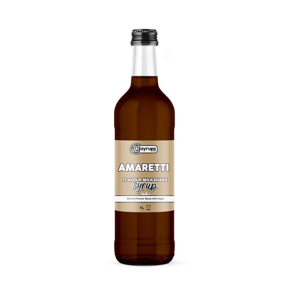Amaretti Flavour milkshake syrup 1L JB Syrups