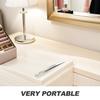 KONTONTY Stainless Steel Eyelash Tweezers 10Pcs Flat Head Precision Tool for Stamp Photo Collecting Comfortable to Hold and Wear Resistant Cosmetic Accessory view 3